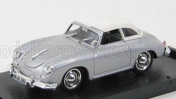 PORSCHE - 356 HARD TOP 1952 - SILVER Scale model car on Vroomi