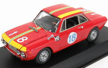 LANCIA - FULVIA COUPÉ 1.3 HF N 18 VAINQUEUR DE LA CLASSE GT 1.3 TARGA FLORIO 1966 CELLA - MARZI - ROUGE - Vroomi