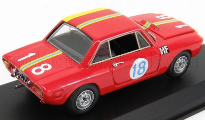 LANCIA - FULVIA COUPÉ 1.3 HF N 18 VAINQUEUR DE LA CLASSE GT 1.3 TARGA FLORIO 1966 CELLA - MARZI - ROUGE - Vroomi