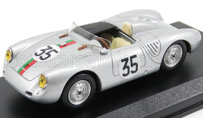 PORSCHE - 550 RS N 35 24h LE MANS 1959 KERGUEN - LACAZE - ARGENTO - Vroomi