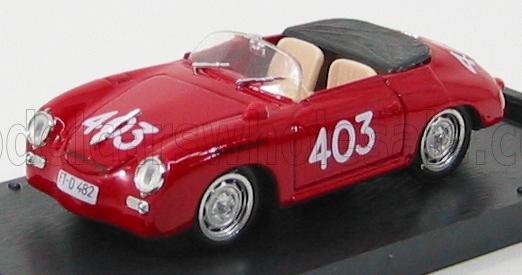 PORSCHE - 356 SPEEDSTER N 403 MILLE MIGLIA 1952 - RED Scale model car on Vroomi