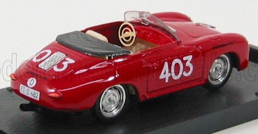 Porsche 356 Speedster No. 403 Mille Miglia 1952 Brumm 1:43 scale model - image 2