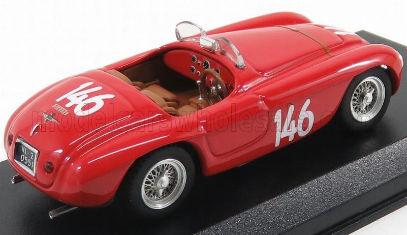 FERRARI - 166MM BARCHETTA ABARTH SPIDER N 146 WINNAAR COPPA D'ORO 1950 G.MARZOTTO - ROOD - Vroomi