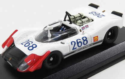 PORSCHE - 908/02 N 968 TARGA FLORIO 1969 REDMAN - ATTWOOD - BLANC ROUGE - Vroomi