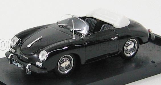 Porsche 356C Cabriolet 1952 Black Brumm 1:43 scale model