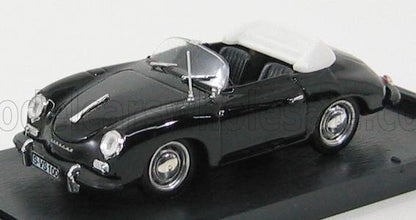 PORSCHE - 356C CABRIOLET 1952 - BLACK Scale model car on Vroomi