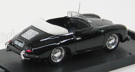 Porsche 356C Cabriolet 1952 Black Brumm 1:43 scale model - image 2