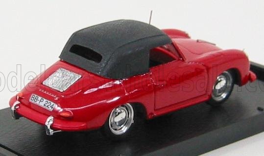 PORSCHE - 356C CABRIOLET CLOSED 1952 - RED Scale model car on Vroomi