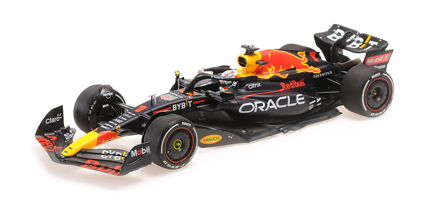 RED BULL RACING RB18 MAX VERSTAPPEN WINNER AUSTIN GP WORLD CHAMPION 2022