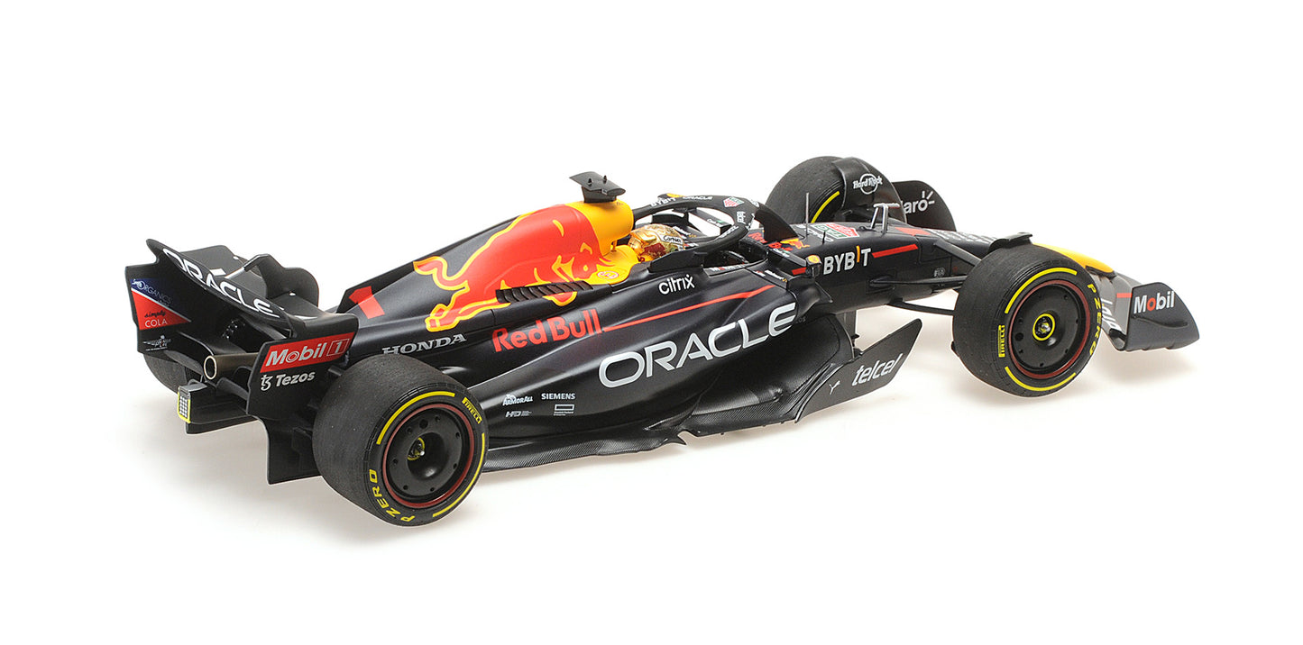 RED BULL RACING RB18 MAX VERSTAPPEN WINNER MEXICAN GP WORLD CHAMPION 2022