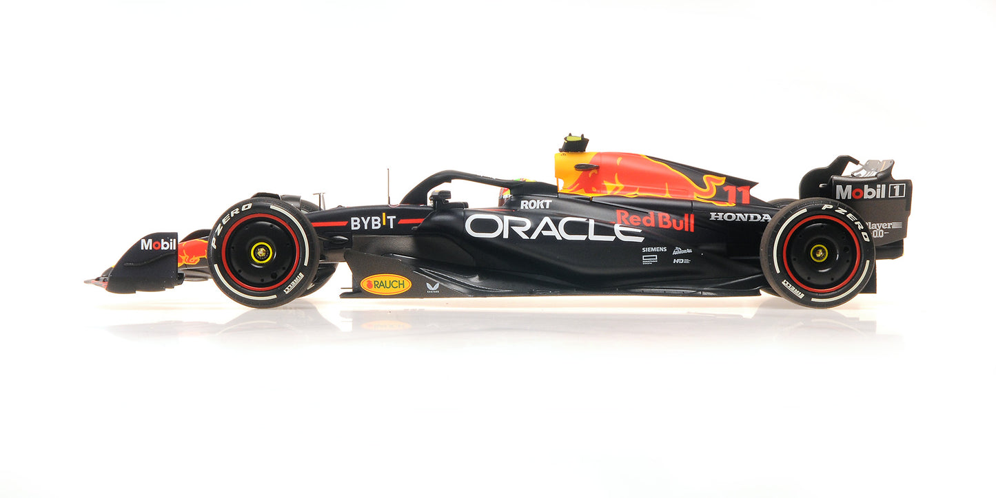 RED BULL RACING RB19 SERGIO PEREZ WINNER SAUDI ARABIAN GP 2023