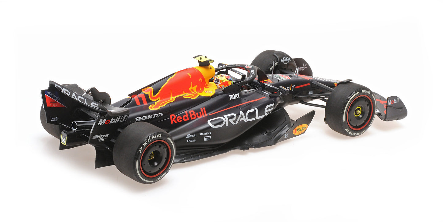 RED BULL RACING RB19 SERGIO PEREZ WINNER SAUDI ARABIAN GP 2023