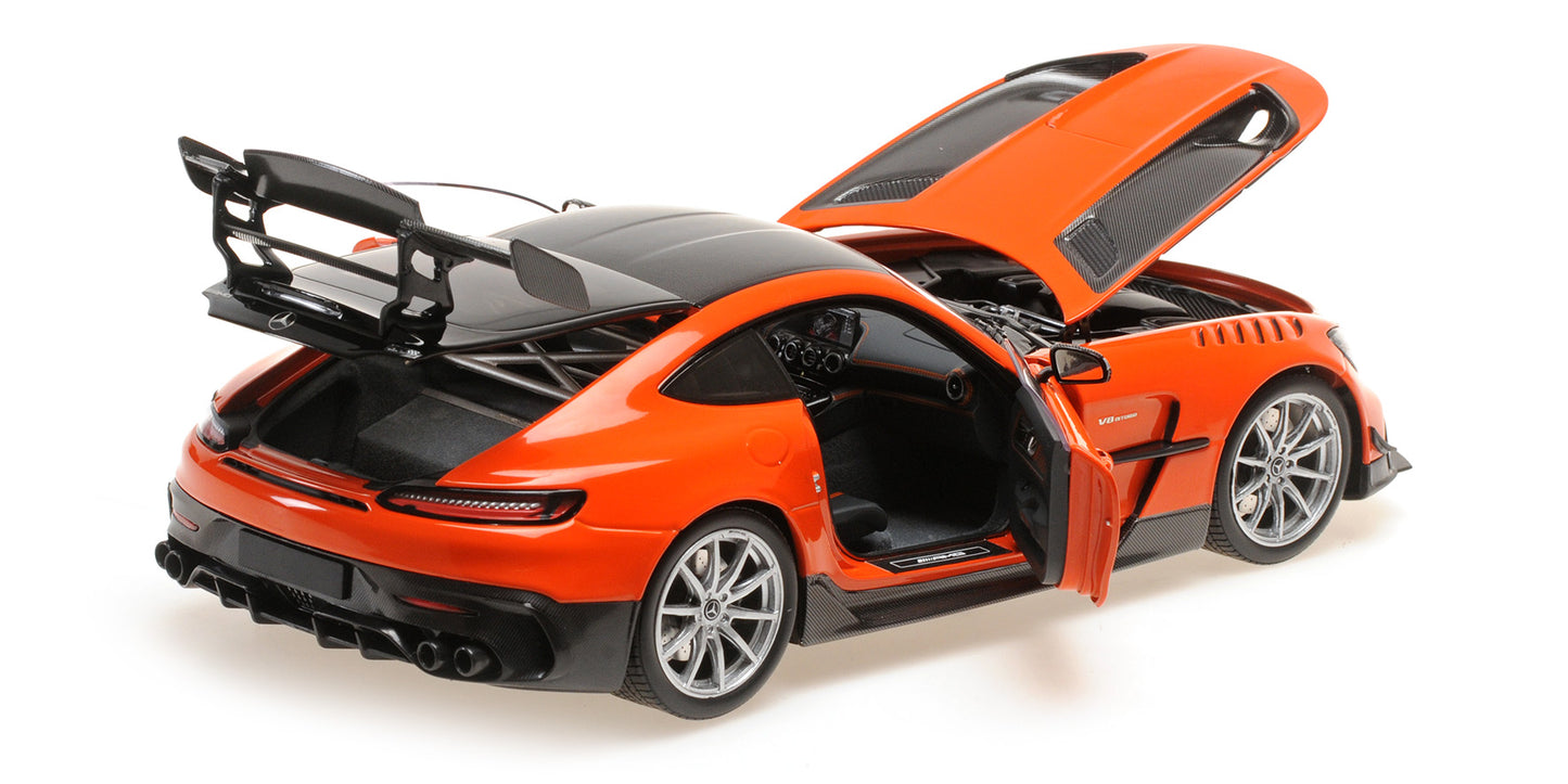 MERCEDES AMG GT BLACK SERIES ORANGE WITH SILVER WHEELS 2021