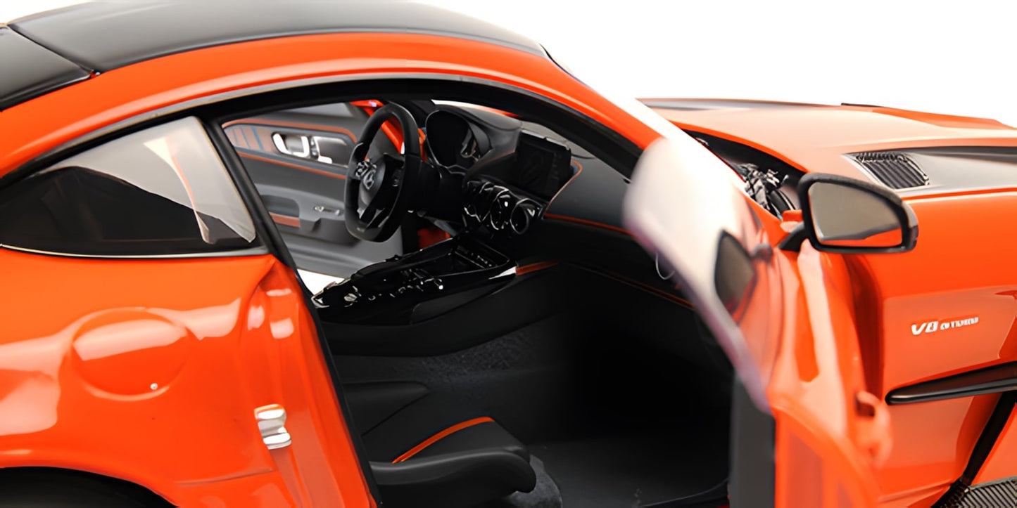 MERCEDES AMG GT BLACK SERIES ORANGE WITH SILVER WHEELS 2021