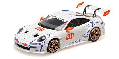 PORSCHE 911 (992) GT3RS WHITE & ORANGE 2023