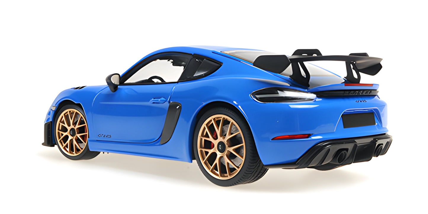 PORSCHE CAYMAN GT4 RS BLUE WITH WEISSACH PACKAGE 2024