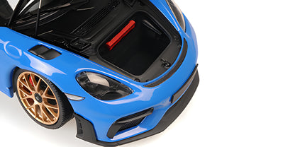 PORSCHE CAYMAN GT4 RS BLUE WITH WEISSACH PACKAGE 2024