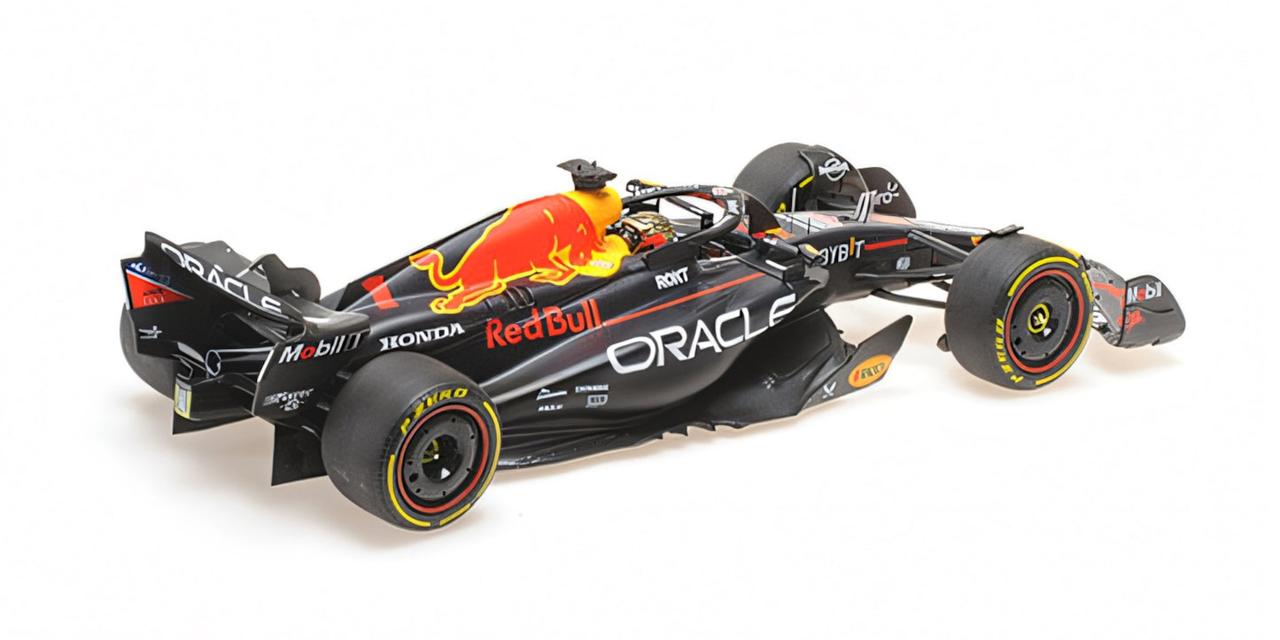 RED BULL RACING RB19 MAX VERSTAPPEN WINNER ABU DHABI WORLD CHAMPION GP 2023