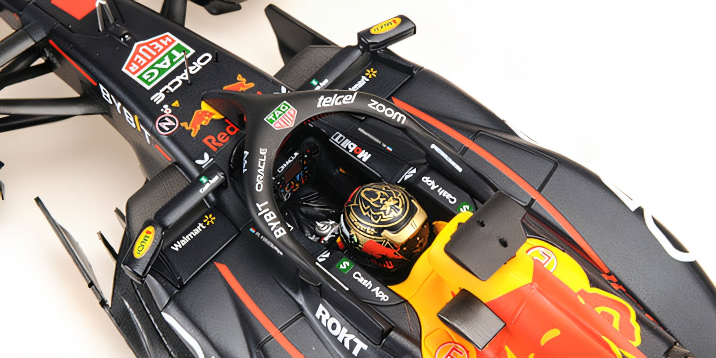 RED BULL RACING RB19 MAX VERSTAPPEN WINNER ABU DHABI WORLD CHAMPION GP 2023
