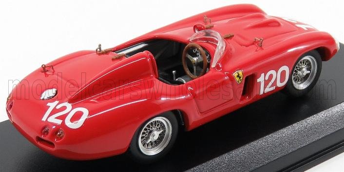 FERRARI - 750 MONZA N.º 120 TARGA FLORIO 1955 MAGLIOLI - SIGHINIOLFI - VERMELHO - Vroomi