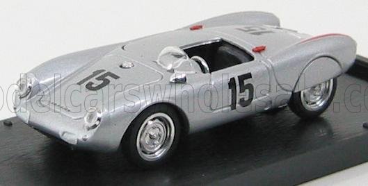 PORSCHE - 550 RS AVUS N 15 1955 R. VON FRANKENBERG - Argento - modellino in scala modellino Vroomi