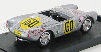 PORSCHE - 550 RS CARRERA MEXICO 1953 HANS HERRMANN - SILVER Scale model car on Vroomi