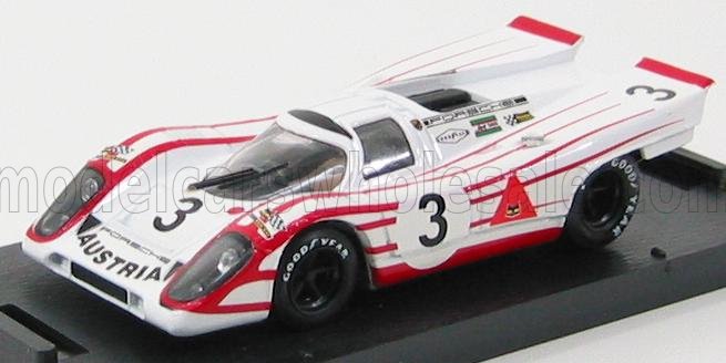 PORSCHE - 917K 4,5 L N. 3 24 Ore di Daytona 1970 K. AHRENS - V. ELFORD - BIANCO ROSSO modellino in scala modellino Vroomi