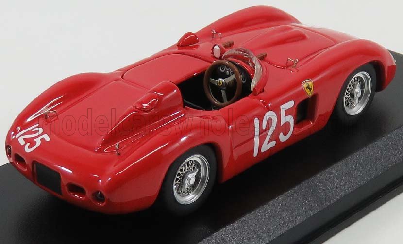 FERRARI - 500TR SCCA n.º 0650 N 125 VENCEDOR LAGUNA SECA 1957 P. LOVELY - VERMELHO - Vroomi