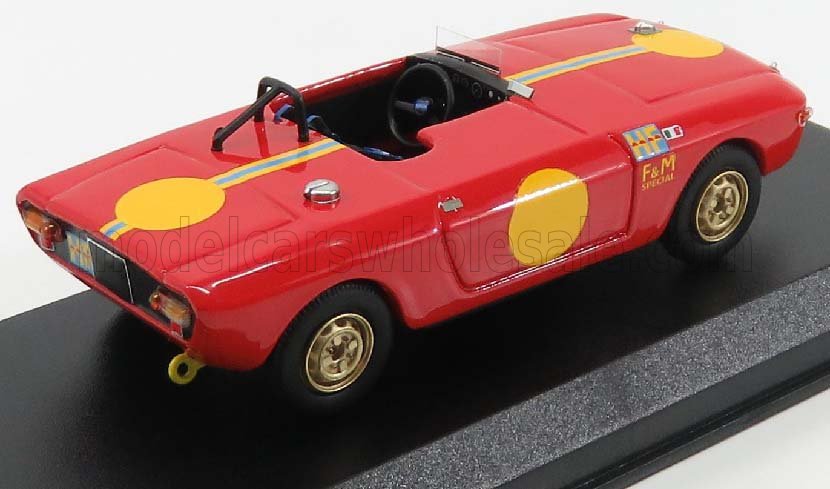 LANCIA - FULVIA SPIDER SPECIAL HF N 0 PROVA 1967 - ROUGE - Vroomi