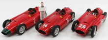 FERRARI - SET 3X F1  D50 SHORT NOSE N 14 FRENCH GP 1956 COLLINS - F1  D50 LONG NOSE N 2 GERMAN GP 1956 COLLINS - F1  D50 N 26 MONZA ITALY GP 1956 COLLINS - RED