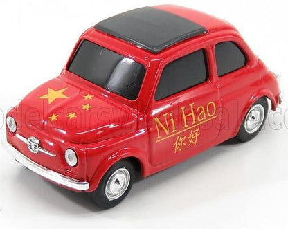 FIAT - 500 BRUMS CINA NI HAO 2018 - RED Scale model car on Vroomi