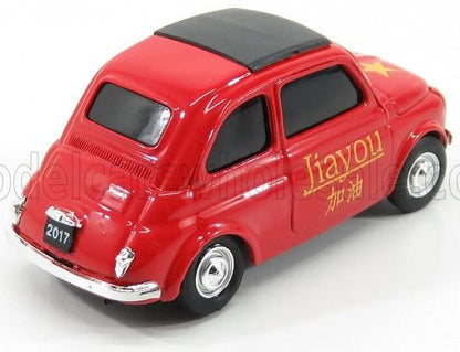 FIAT - 500 BRUMS CINA NI HAO 2018 - RED Scale model car on Vroomi