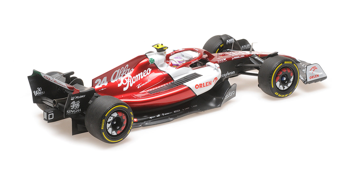 ALFA ROMEO C42 GUANYU ZHOU BAHRAIN GP 2022