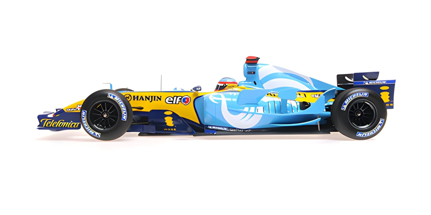 RENAULT F1 TEAM R25 FERNANDO ALONSO WINNER FRENCH GP WORLD CHAMPION 2005