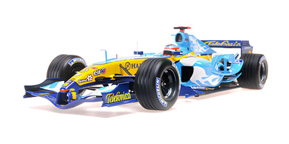 RENAULT F1 TEAM R25 FERNANDO ALONSO 2ND PLACE BELGIAN GP WORLD CHAMPION 2005
