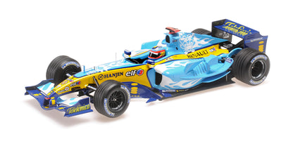 RENAULT F1 TEAM R25 FERNANDO ALONSO 2ND PLACE BELGIAN GP WORLD CHAMPION 2005
