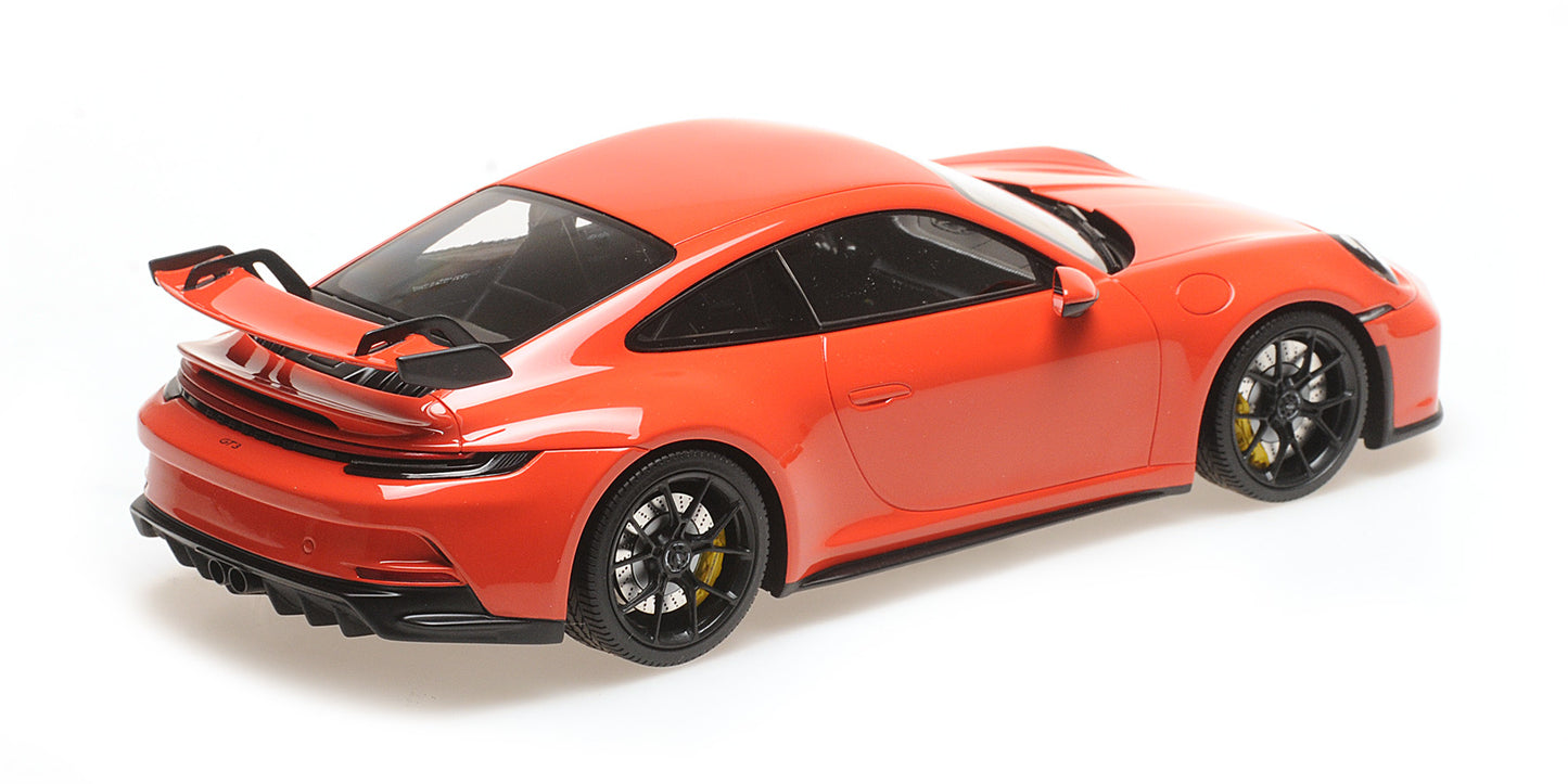 PORSCHE 911 (992) GT3 ORANGE WITH BLACK WHEELS 2021