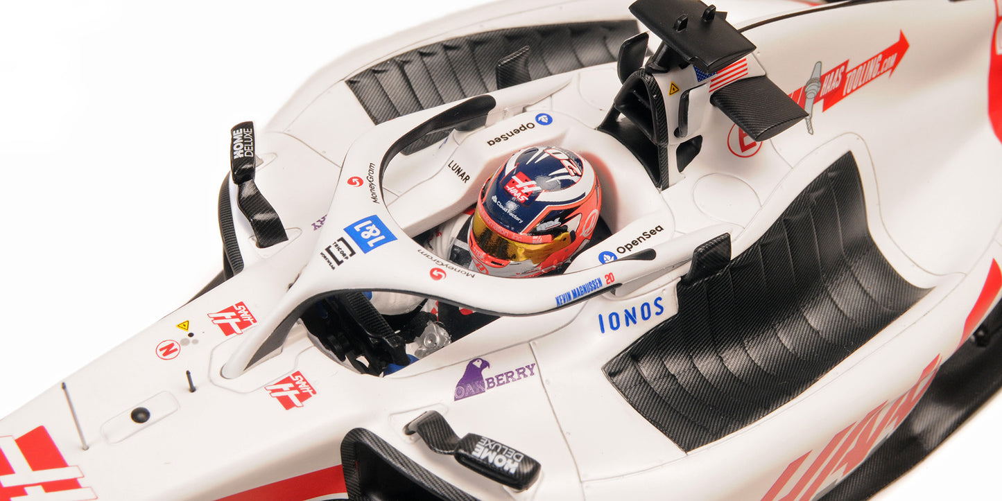 HAAS F1 TEAM VF-22 KEVIN MAGNUSSEN POLE POSITION BRAZILIAN GP 2022