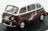 Fiat 600 Multipla Veicolo Commerciale Caffarel 1956 White Brown Brumm 1:43 scale model