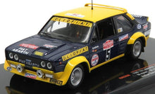 FIAT - 131 ABARTH N 5 RALLY SANREMO 1977 W.ROHRL - W-P.PITZ - BLUE YELLOW - Vroomi