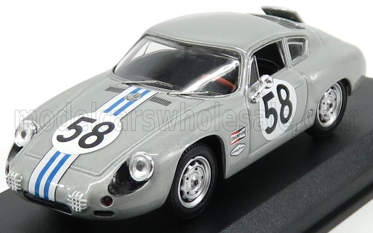 PORSCHE - 356B CARRERA ABARTH GTL N 58 12h SEBRING 1963 CASSEL - SESSLAR - GRIGIO - Vroomi