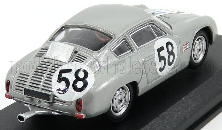 PORSCHE - 356B CARRERA ABARTH GTL N 58 12h SEBRING 1963 CASSEL - SESSLAR - GRIGIO - Vroomi