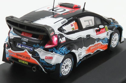 FORD ENGLAND - FIESTA RS WRC N 10 RALLY PORTUGAL 2012 M.OSTBERG - J.ANDERSSON - MATT BLACK WHITE LIGHT BLUE ORANGE