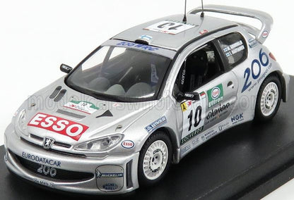 PEUGEOT - 206 WRC N 10 2° RALLY DEL PORTOGALLO 2000 C - ARGENTO - Vroomi
