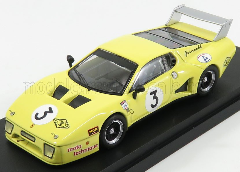 FERRARI - 512BB LM N 3 1000km FUJI 1981 GRISWOLD - BOND - YELLOW - Vroomi