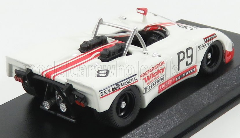 PORSCHE - 908/02 FLUNDER N 9 P 10e 1000 km NURBURGRING 1971 WICKY - CABRAL - WHITE - Vroomi