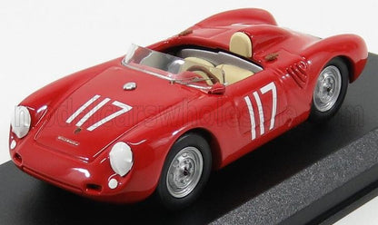 PORSCHE - 550 SPIDER N 117 SCCA NATIONAL THOMPSON 1959 J.TROTTER - ROSSO - Vroomi