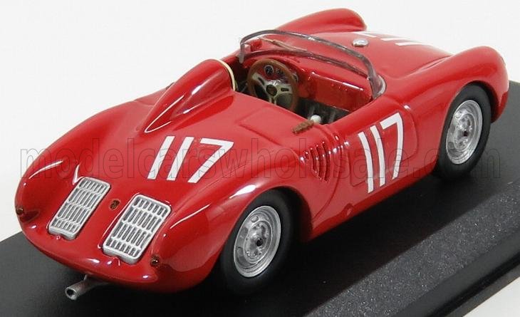 PORSCHE - 550 SPIDER N 117 SCCA NATIONAL THOMPSON 1959 J.TROTTER - ROSSO - Vroomi