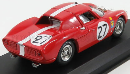 FERRARI - 250LM 3.3L V12 ch.s n6119 TEAM SCUDERIA FILIPINETTI N 27 6th LE MANS 1965 DIETER SPOERRY - ARMAND BOLLER - RED WHITE