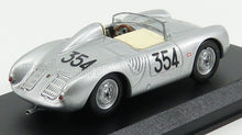 PORSCHE - 550RS SPIDER N 354 MILLE MIGLIA 1957 HEINZ SCHILLER - ARGENT - Vroomi